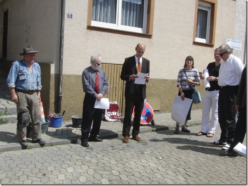Begrüßung durch Bürgermeister Dr. Habich