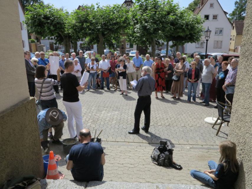 Vor dem Haus Marktplatz 12
